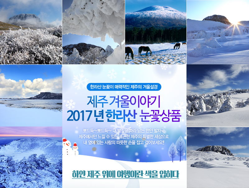 2017년 한라산 눈꽃상품