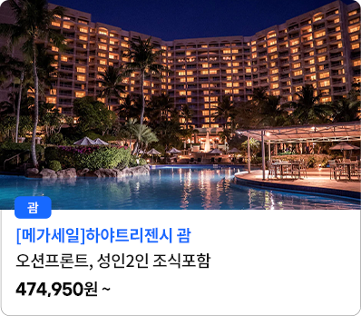 하야트리젠시 괌_오션프론트, 성인2인조식포함