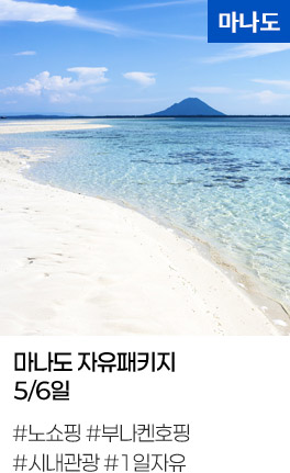 마나도 자유패키지 5/6일