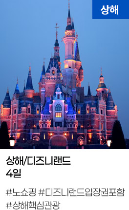 상해/디즈니랜드 4일 