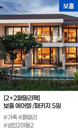 [2+2패밀리팩] 보홀 에어텔 /패키지 5일