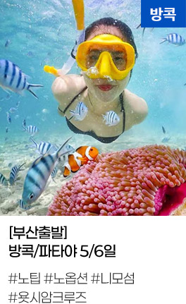 [부산출발] 방콕/파타야 5/6일 