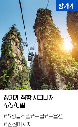 장가계 직항 시그니처 4/5/6일