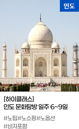 [하이클래스] 인도 문화탐방 일주 6~9일 